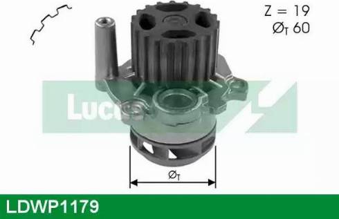 Lucas Engine Drive LDWP1179 - Water Pump autospares.lv