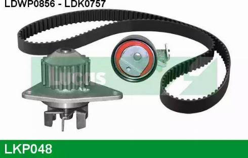 Lucas Engine Drive LKP048 - Water Pump & Timing Belt Set autospares.lv