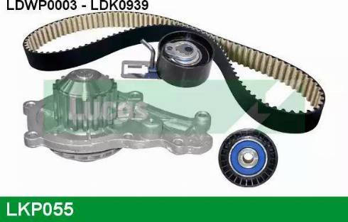 Lucas Engine Drive LKP055 - Water Pump & Timing Belt Set autospares.lv