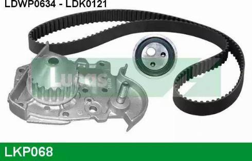 Lucas Engine Drive LKP068 - Water Pump & Timing Belt Set autospares.lv