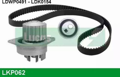 Lucas Engine Drive LKP062 - Water Pump & Timing Belt Set autospares.lv