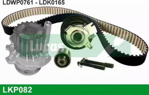 Lucas Engine Drive LKP082 - Water Pump & Timing Belt Set autospares.lv