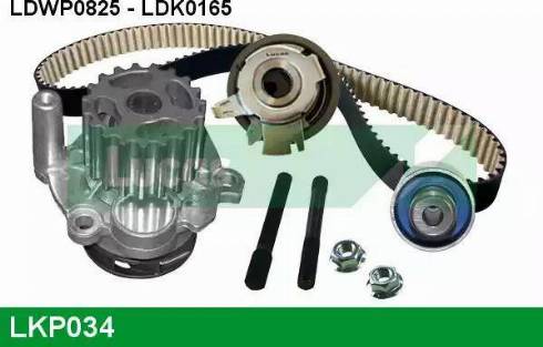 Lucas Engine Drive LKP034 - Water Pump & Timing Belt Set autospares.lv