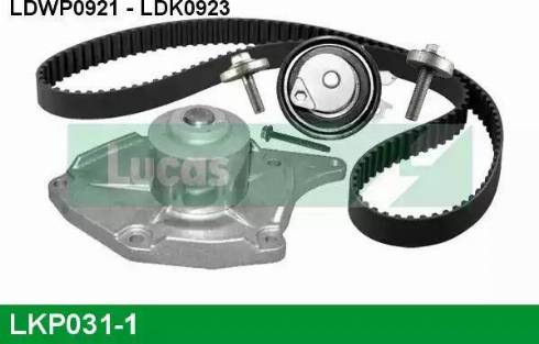 Lucas Engine Drive LKP031-1 - Water Pump & Timing Belt Set autospares.lv