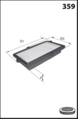 Lucas Filters LFAF403 - Air Filter, engine autospares.lv