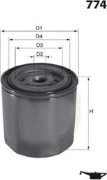 Lucas Filters LFOS125 - Oil Filter autospares.lv