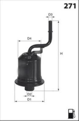 Lucas Filters LFPF059 - Fuel filter autospares.lv