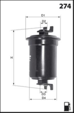 Lucas Filters LFPF047 - Fuel filter autospares.lv