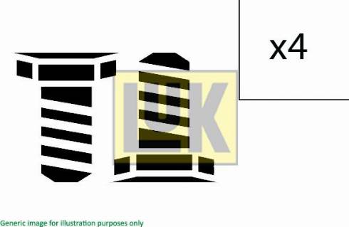 LUK 411 0175 11 - Screw Set, flywheel autospares.lv