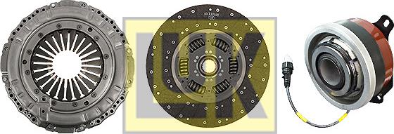 LUK 643 3463 33 - Clutch Kit autospares.lv