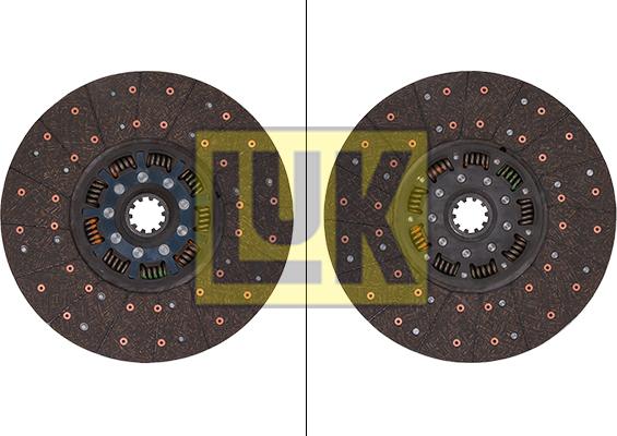 LUK 338 0117 10 - Clutch Disc autospares.lv