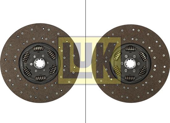 LUK 338 0213 10 - Clutch Disc autospares.lv