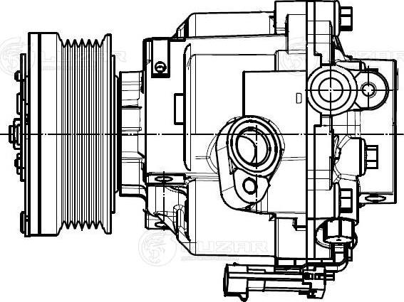 Luzar LCAC0595 - Compressor, air conditioning autospares.lv