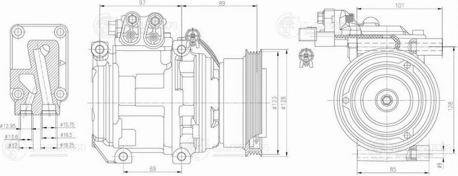 Luzar LCAC 0881 - Compressor, air conditioning autospares.lv