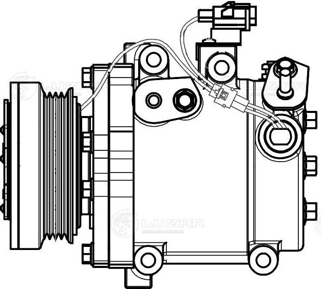 Luzar LCAC 2479 - Compressor, air conditioning autospares.lv