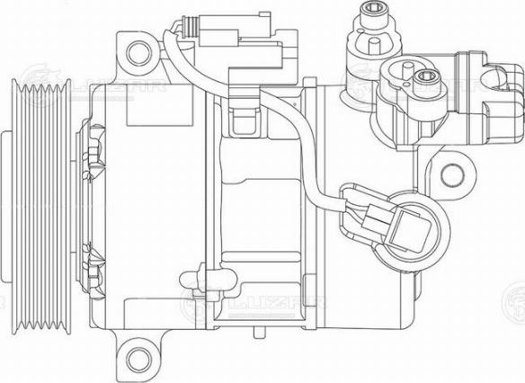 Luzar LCAC 26173 - Compressor, air conditioning autospares.lv