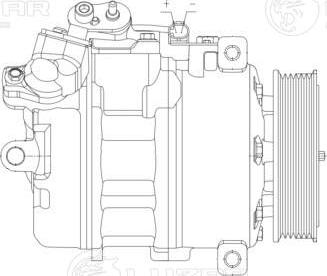 Luzar LCAC 26E6 - Compressor, air conditioning autospares.lv