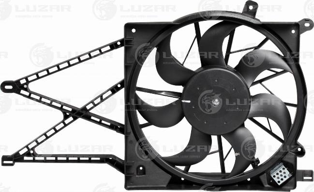 Luzar LFK2166 - Fan, radiator autospares.lv