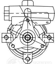 Luzar LPS 0901 - Hydraulic Pump, steering system autospares.lv