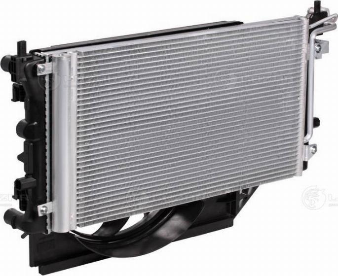 Luzar LRK1853 - Radiator, engine cooling autospares.lv
