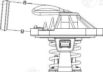 Luzar LT 1870 - Coolant thermostat / housing autospares.lv