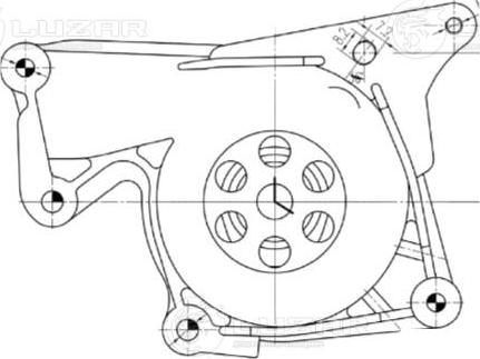 Luzar LWP 0997 - Water Pump autospares.lv