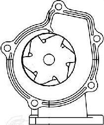 Luzar LWP 1403 - Water Pump autospares.lv