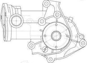 Luzar LWP 1123 - Water Pump autospares.lv