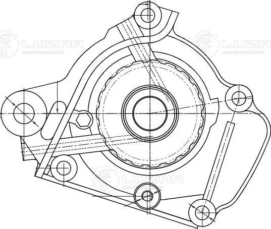 Luzar LWP 2311 - Water Pump autospares.lv