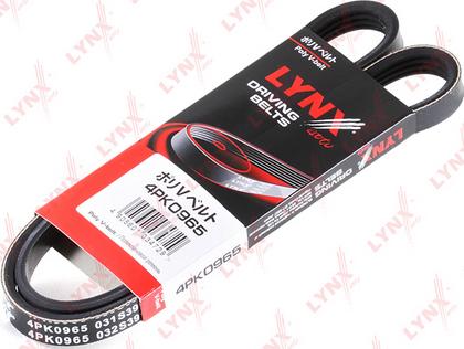 LYNXauto 4PK0965 - V-Ribbed Belt autospares.lv