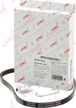 LYNXauto 4PK0903EL - V-Ribbed Belt autospares.lv