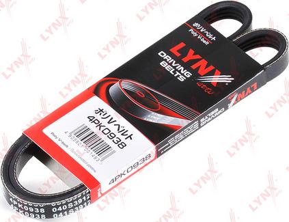 LYNXauto 4PK0938 - V-Ribbed Belt autospares.lv