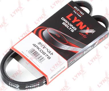 LYNXauto 4PK0978 - V-Ribbed Belt autospares.lv