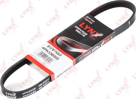 LYNXauto 4PK0655 - V-Ribbed Belt autospares.lv