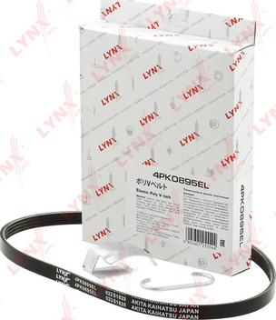 LYNXauto 4PK0895EL - V-Ribbed Belt autospares.lv