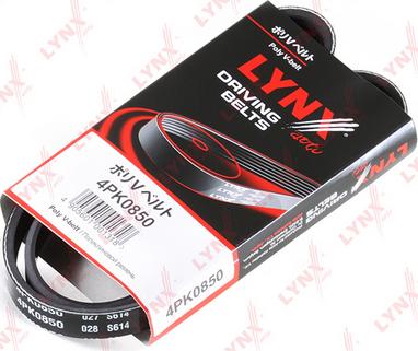 LYNXauto 4PK0850 - V-Ribbed Belt autospares.lv