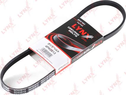 LYNXauto 4PK0813 - V-Ribbed Belt autospares.lv