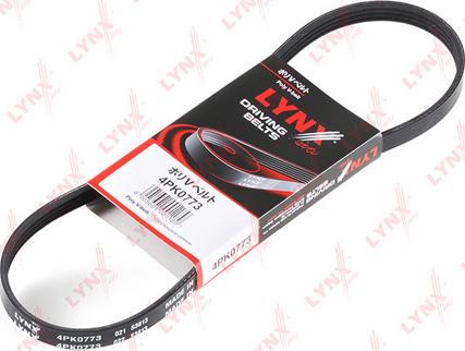 LYNXauto 4PK0773 - V-Ribbed Belt autospares.lv