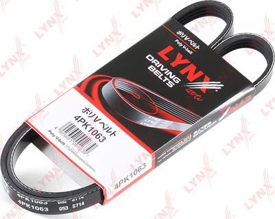 LYNXauto 4PK1063 - V-Ribbed Belt autospares.lv