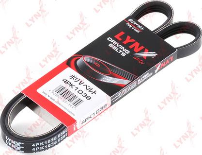 LYNXauto 4PK1038 - V-Ribbed Belt autospares.lv