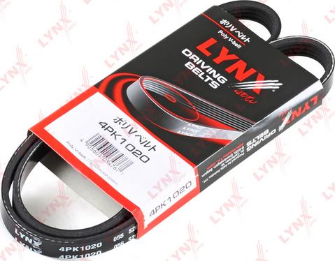 LYNXauto 4PK1020 - V-Ribbed Belt autospares.lv