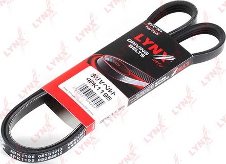 LYNXauto 4PK1195 - V-Ribbed Belt autospares.lv