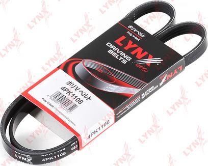 LYNXauto 4PK1108 - V-Ribbed Belt autospares.lv