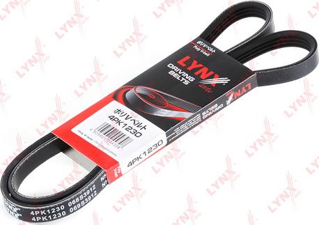 LYNXauto 4PK1230 - V-Ribbed Belt autospares.lv