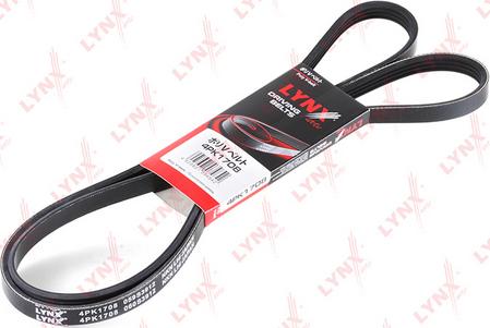 LYNXauto 4PK1708 - V-Ribbed Belt autospares.lv