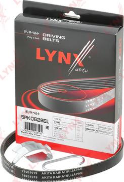 LYNXauto 5PK0628EL - V-Ribbed Belt autospares.lv