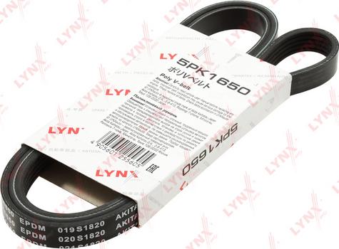 LYNXauto 5PK1650 - V-Ribbed Belt autospares.lv