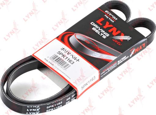 LYNXauto 5PK1163 - V-Ribbed Belt autospares.lv