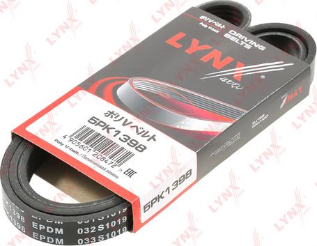 LYNXauto 5PK1398 - V-Ribbed Belt autospares.lv