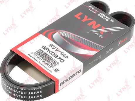 LYNXauto 6PK0970 - V-Ribbed Belt autospares.lv